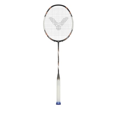 Victor Badmintonschläger Auraspeed 100X TD (kopflastig/steif) schwarz/orange - unbesaitet -